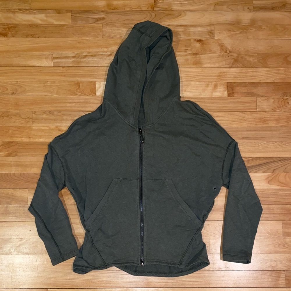 Lululemon Cinched Full Zip Hoodie - Olive
